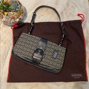 Coach logo purse